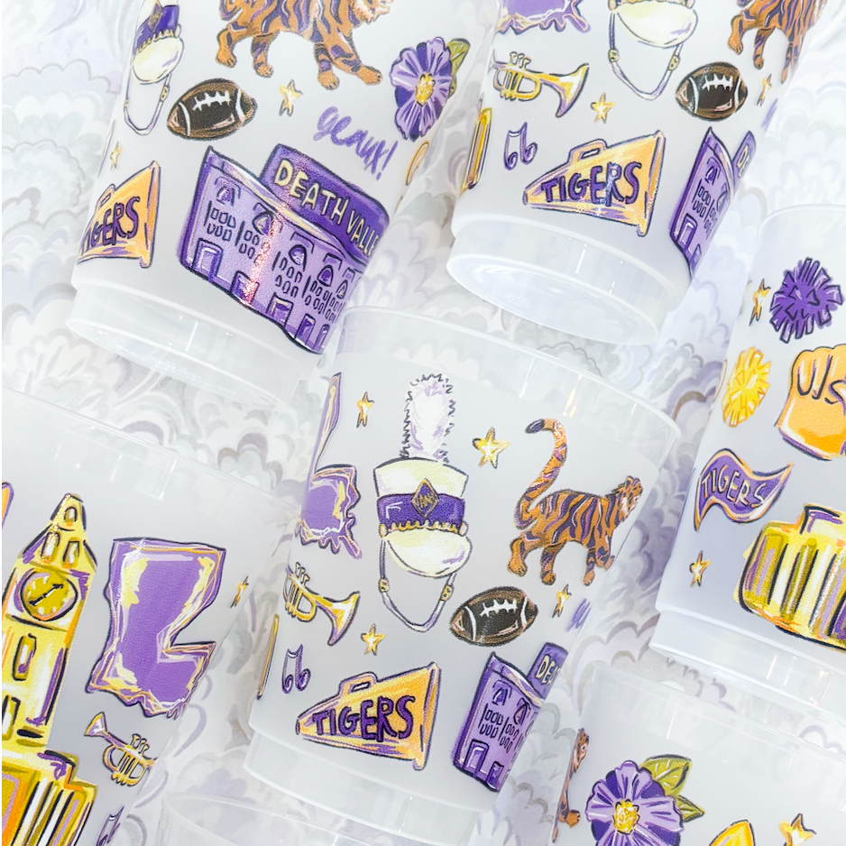 LSU Shatterproof Cups
