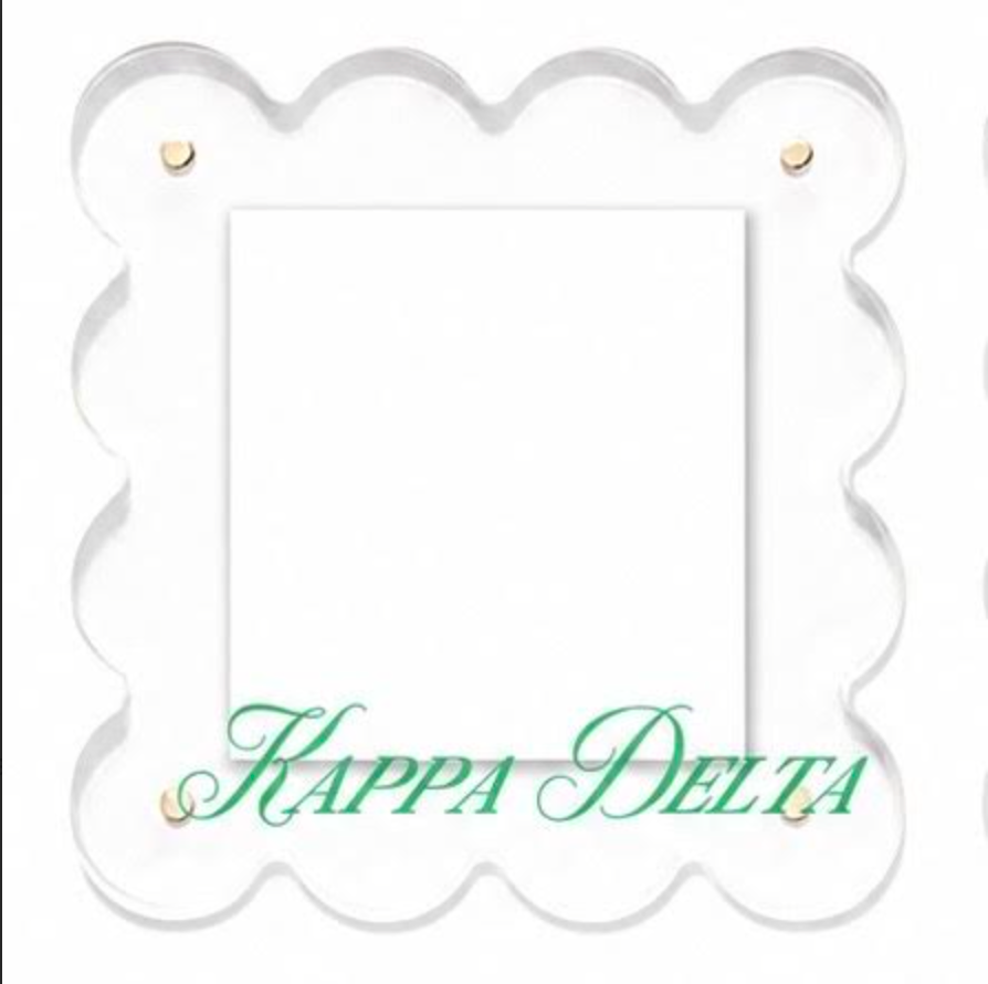 Sorority Acrylic Mini Picture Frame