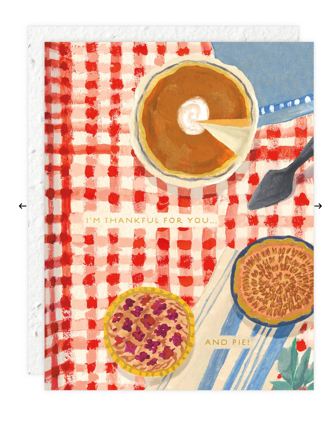 You + Pie Thanksgiving Card