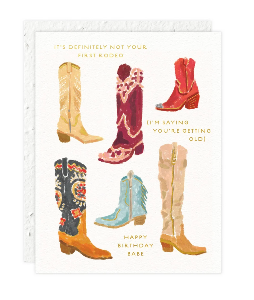 Not Your 1st Rodeo Birthday Card