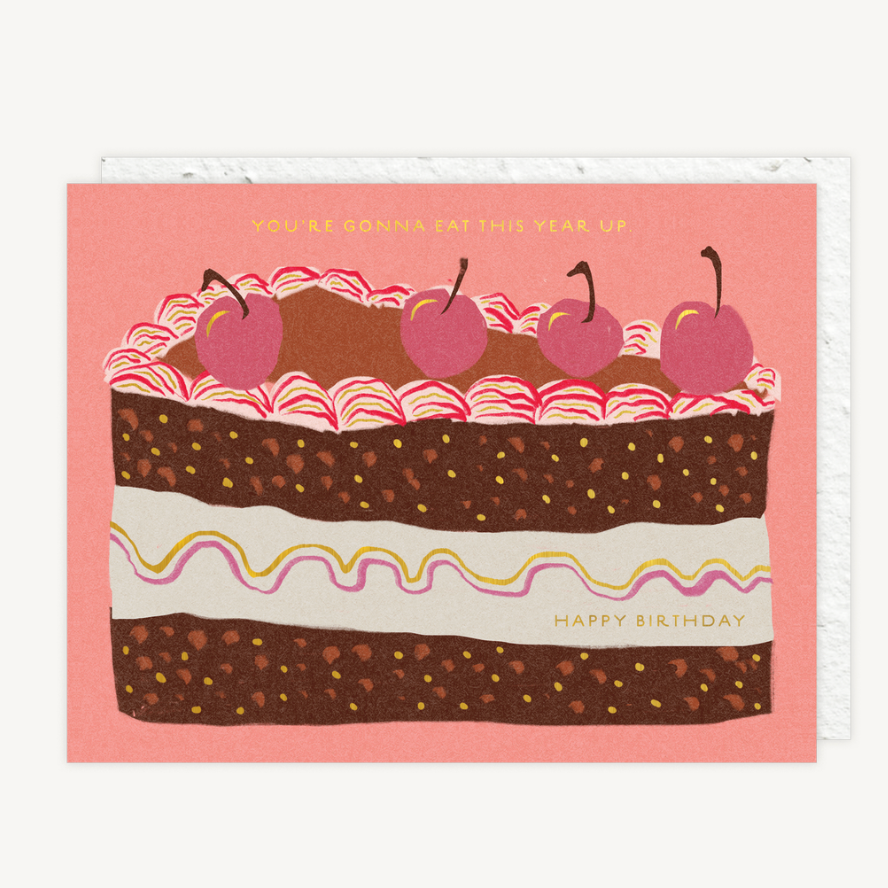 Slice Of Cake Birthday Card