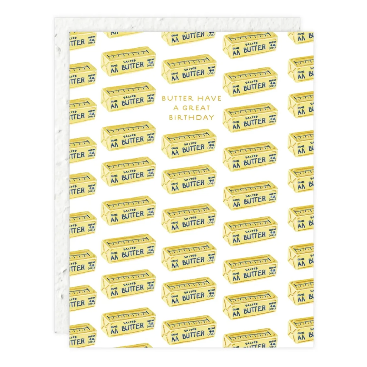 Butter Birthday Card