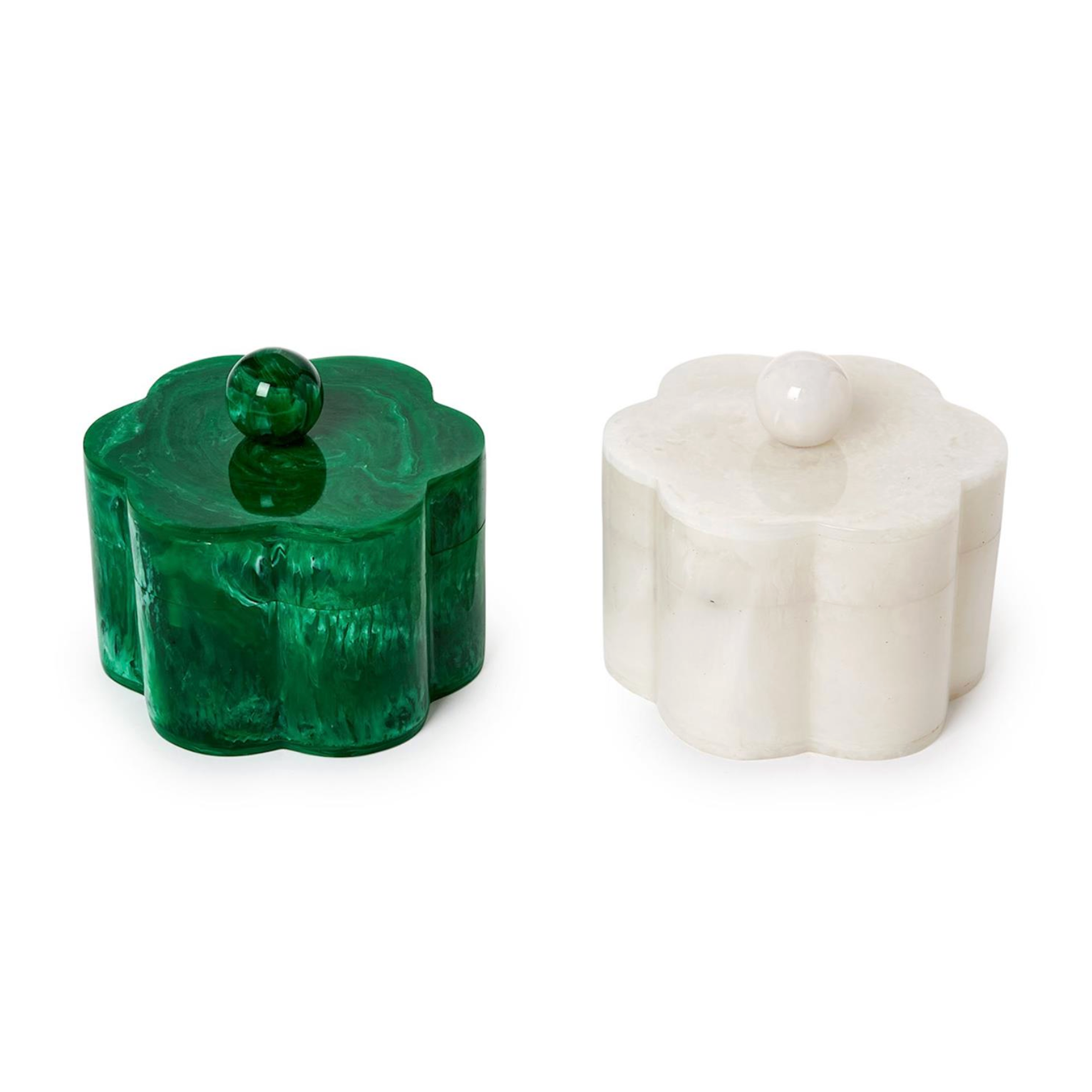 Marbleized Resin Box