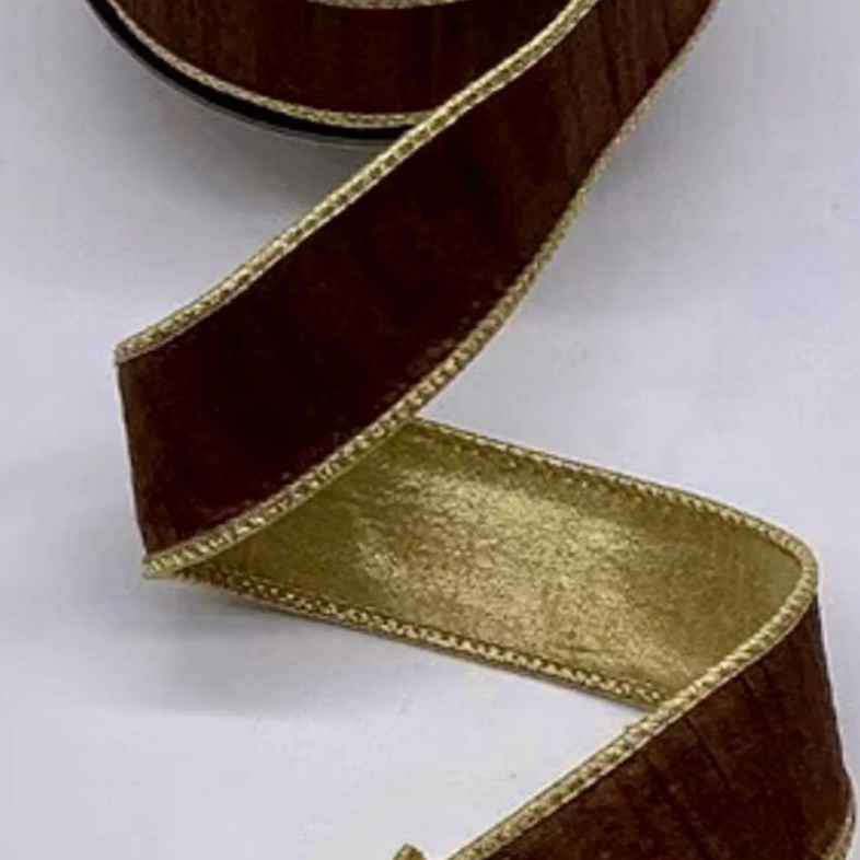 1.5" x 10yds Walnut Ribbon