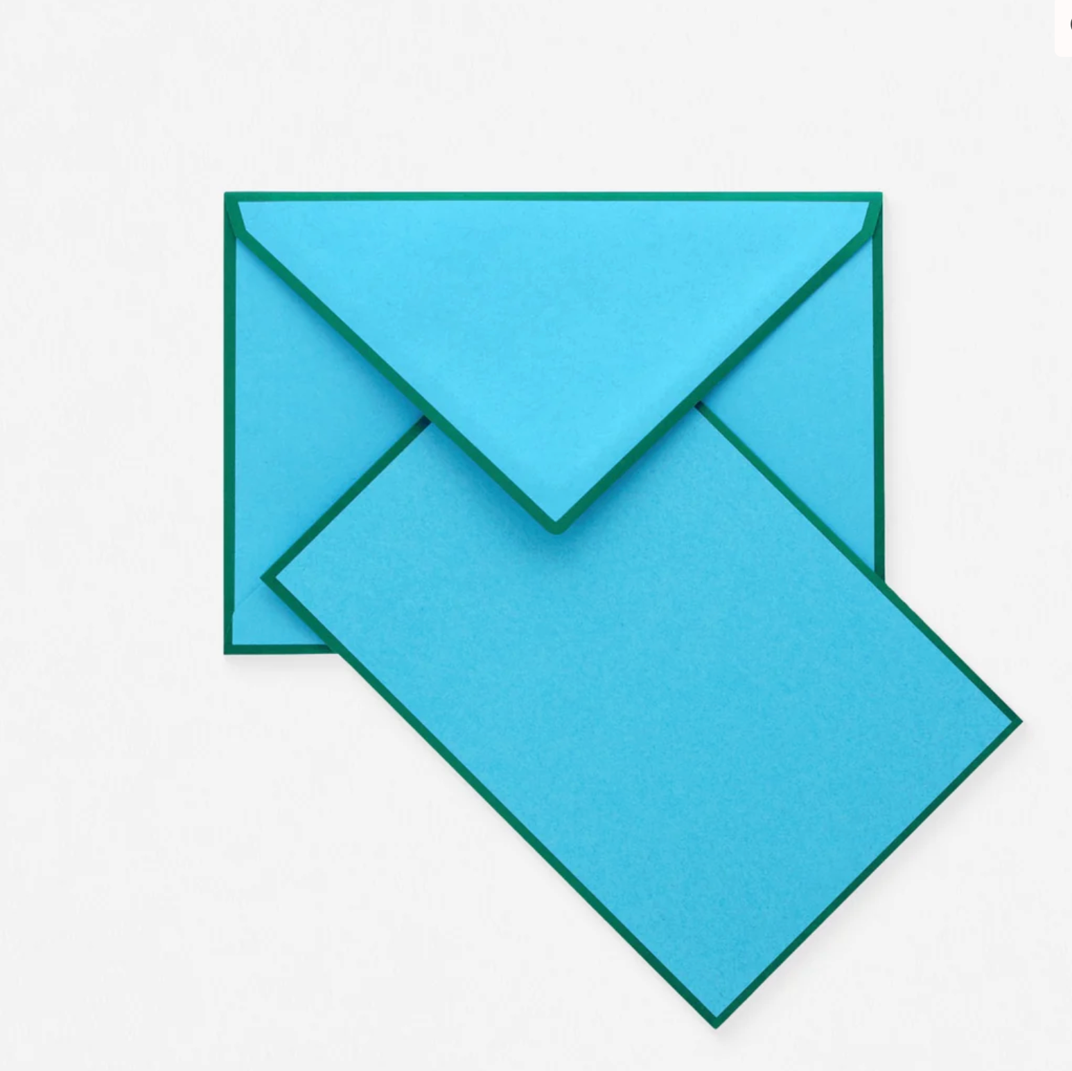 Color Edge Not Card Box- Arctic/ Dark Green
