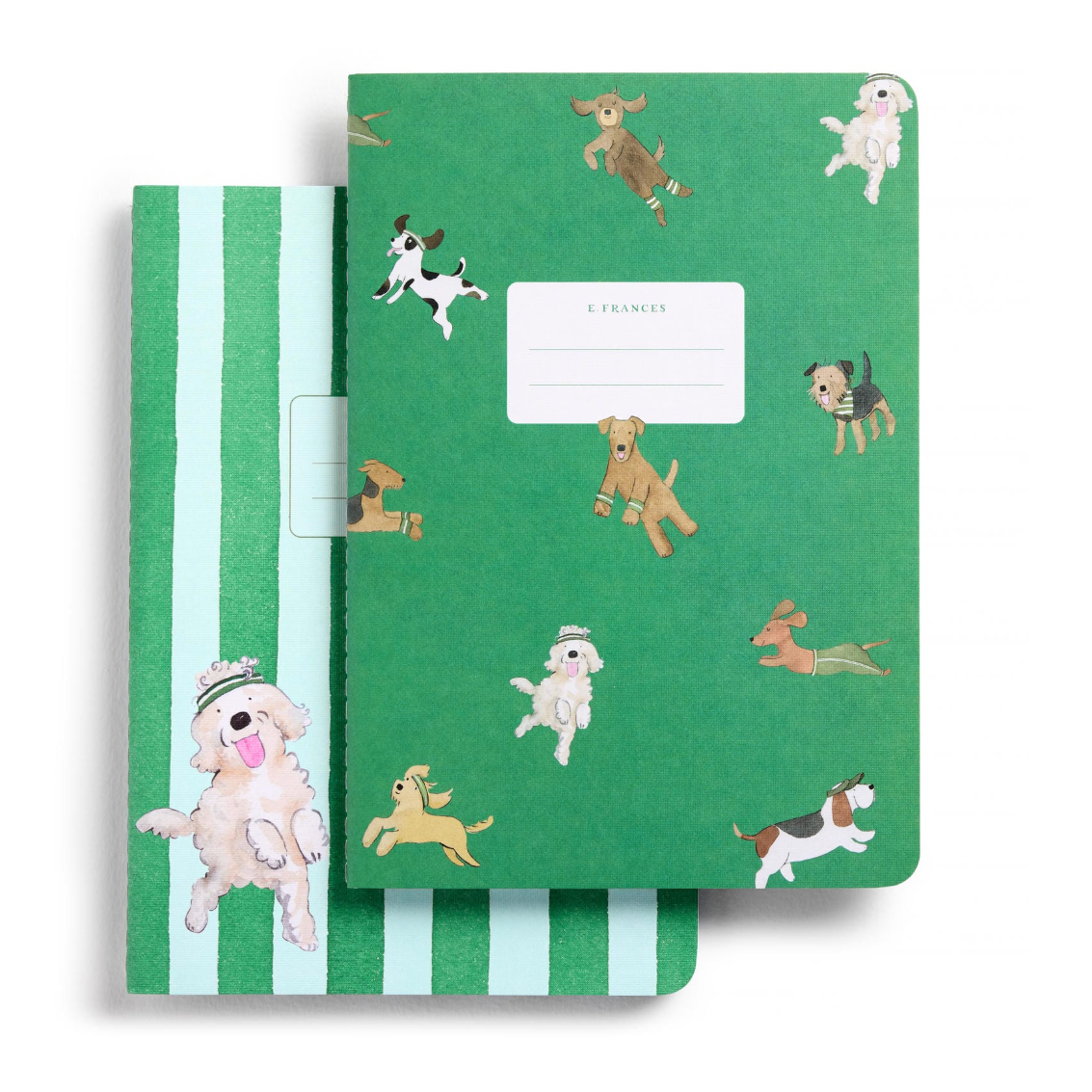 Off Leash Set of Two Stitched Notebooks