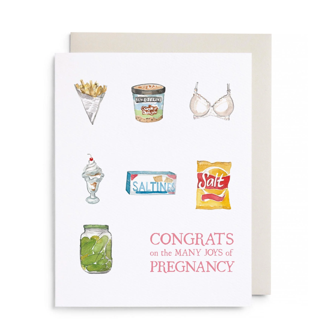 Preggie Snacks Card