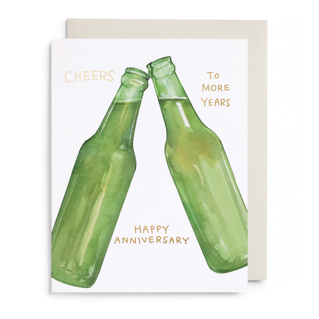 Beer Cheers Anniversary Card