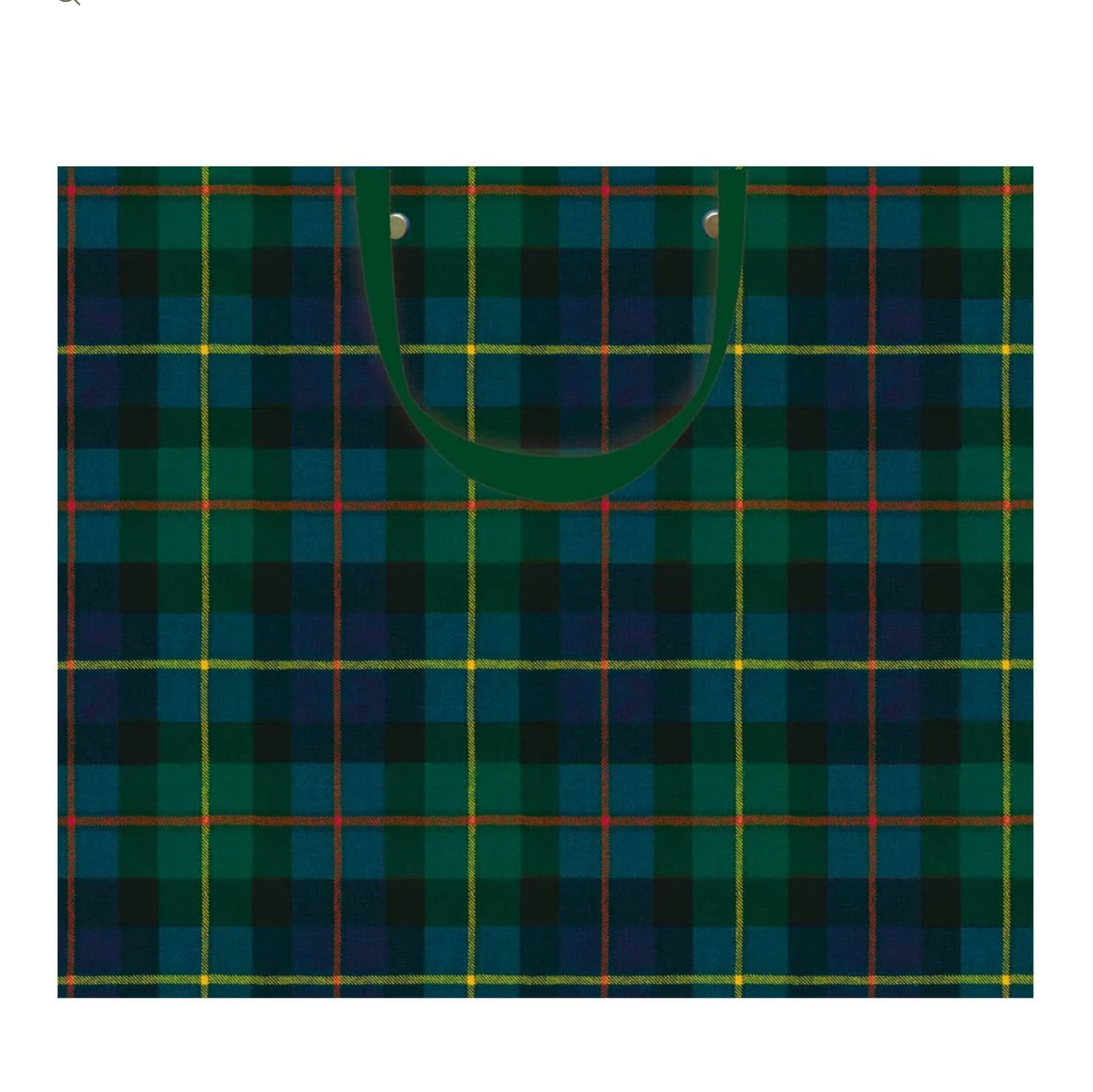 William Tartan Blue Gift Bag