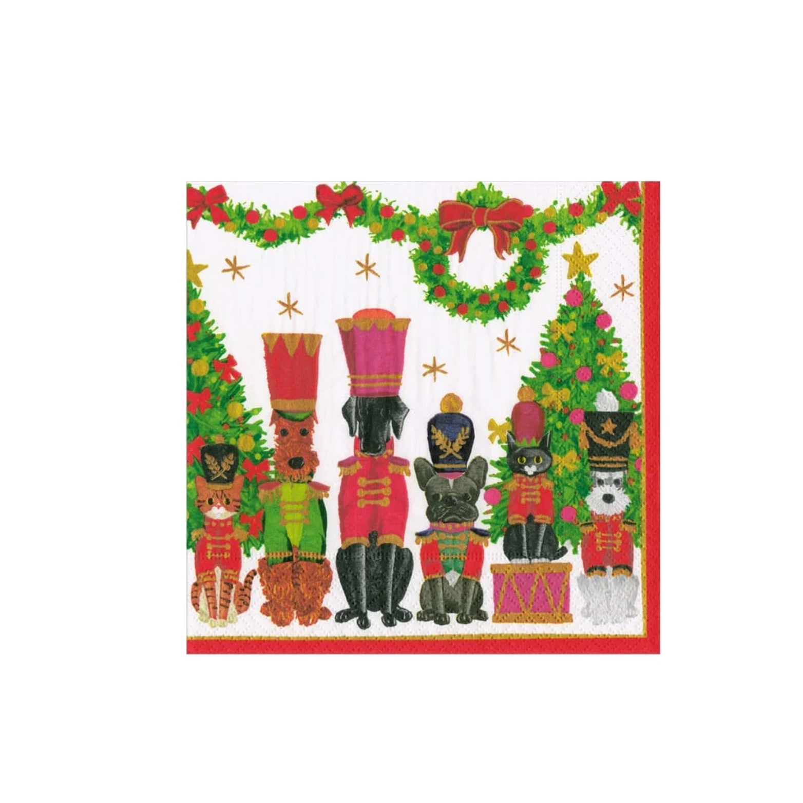 Toy Soldier Pets Cocktail Napkin