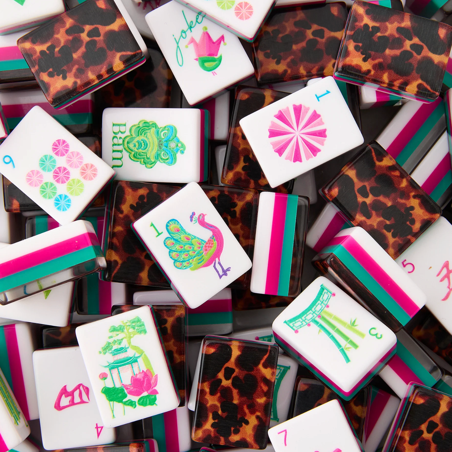 Glow Wild Mahjong Tiles