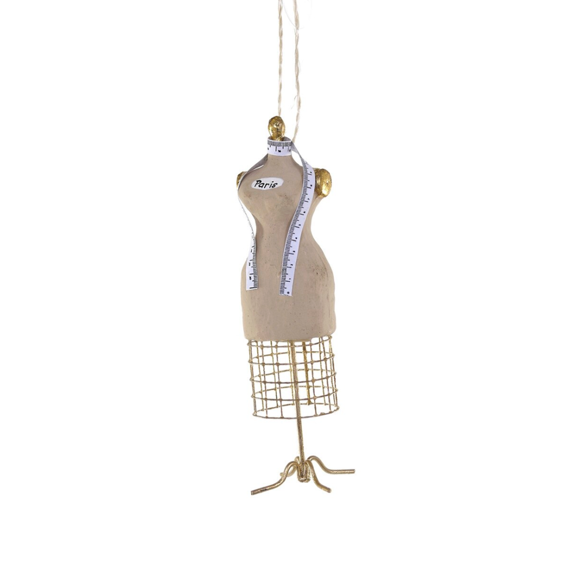 French Dress Form Ornament