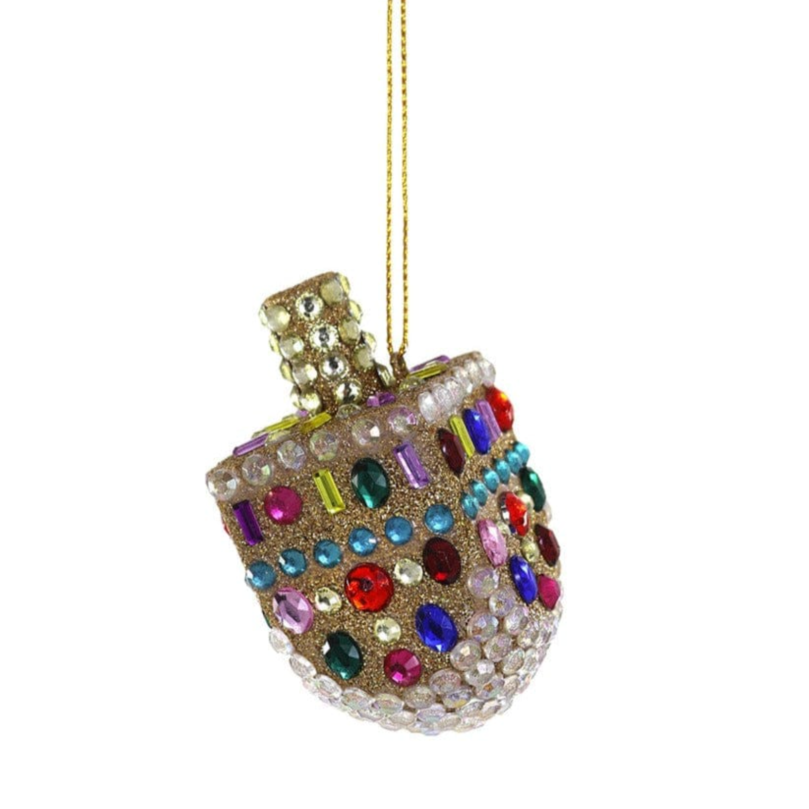 Blingy Dreidel Ornament