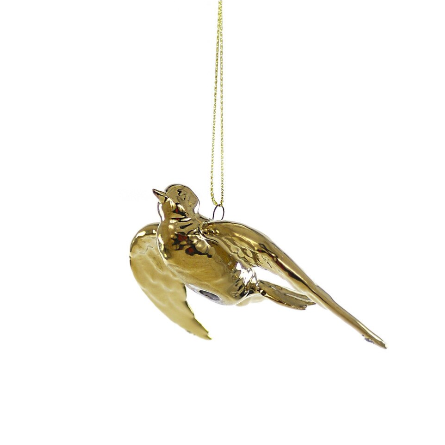 Golden Swallow Ornament