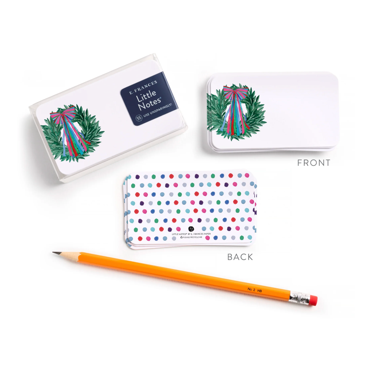 Colorful Wreath Little Notes
