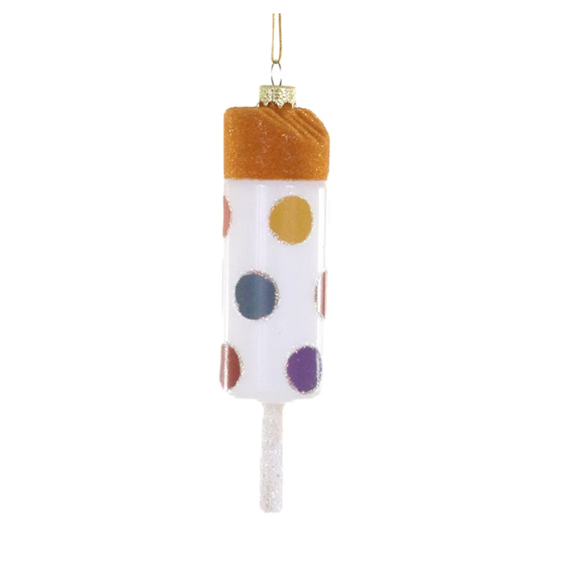 Orange Push-Pop Ornament