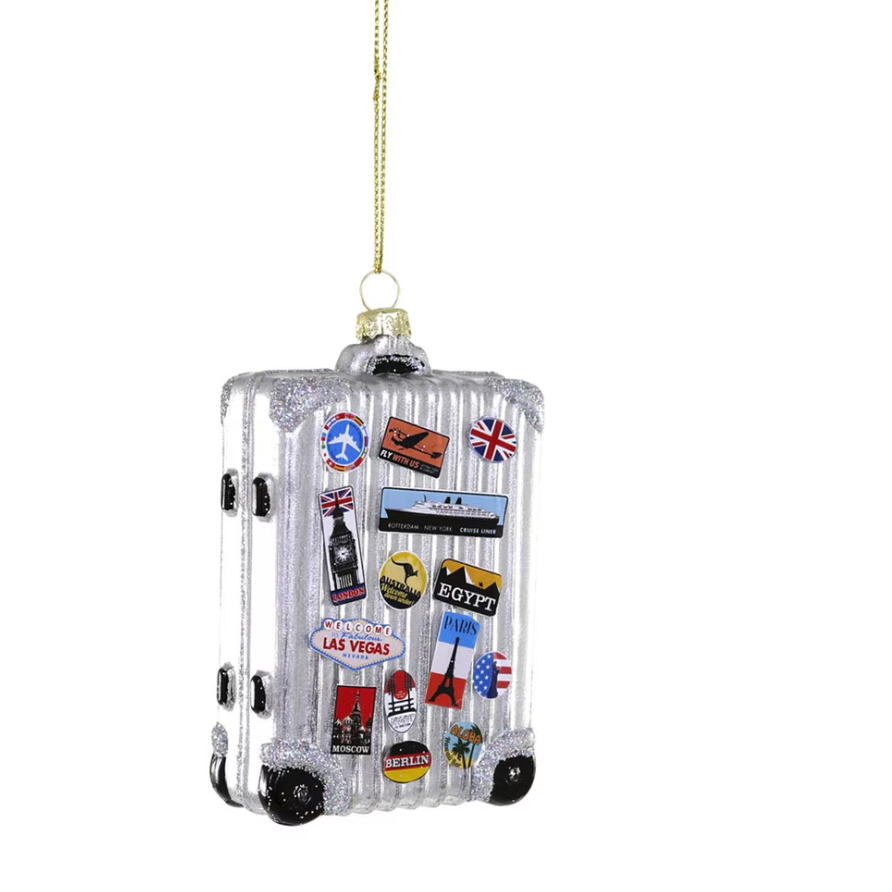 Jetsetter Suitcase Ornament