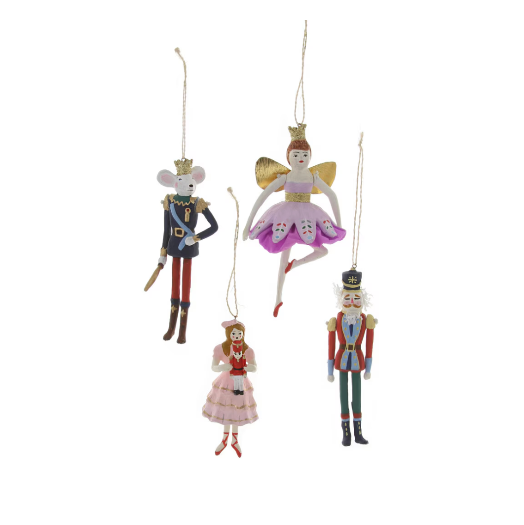 Nutcracker Paper Mache Ornament
