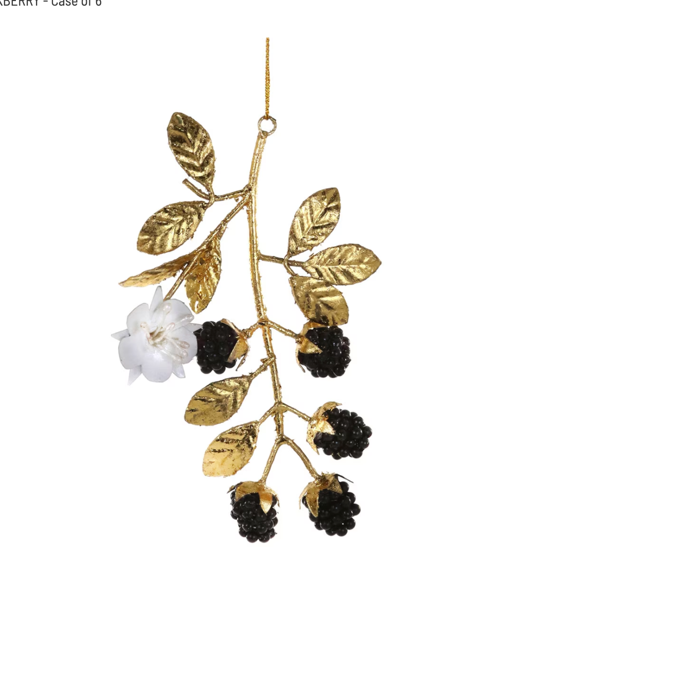 Woodland Blackberry Ornament