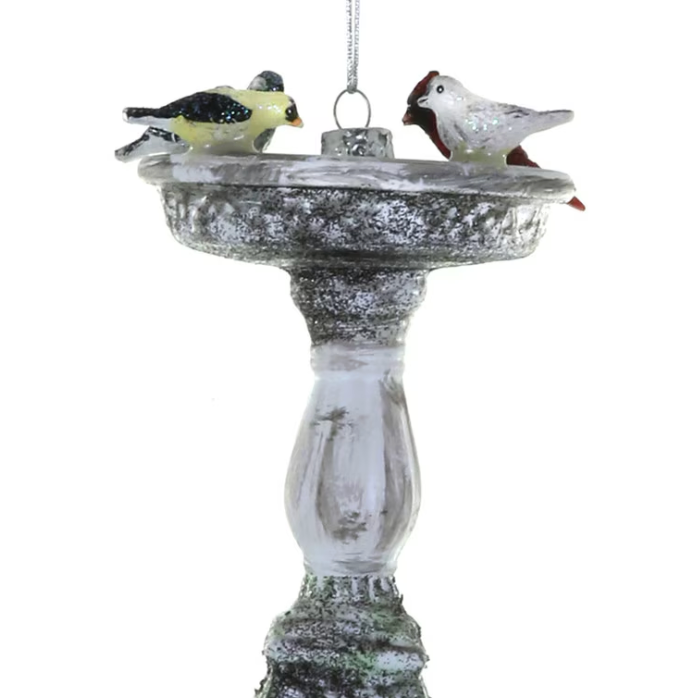 Birdbath Ornament