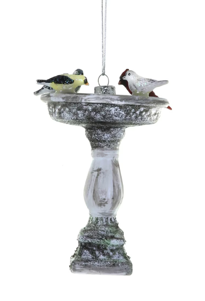Birdbath Ornament