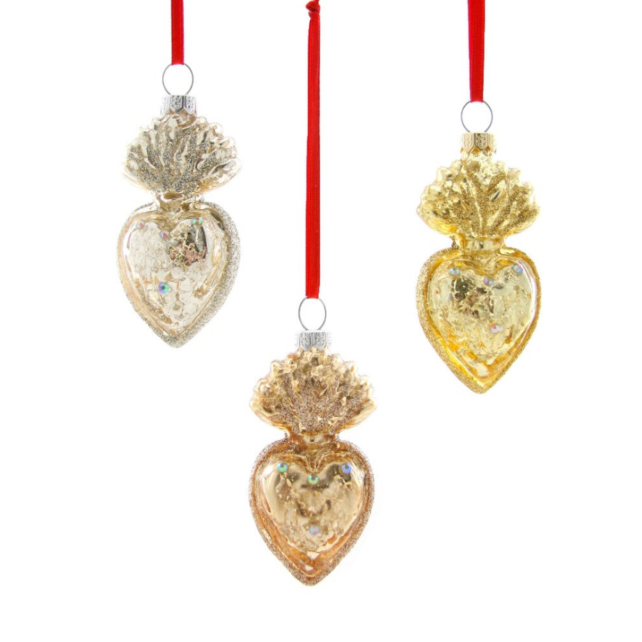 Small Sacred Heart Ornament