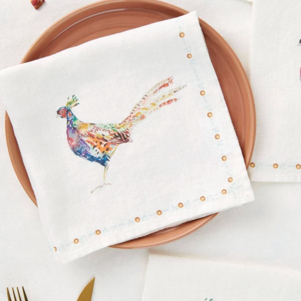 Pheasants Dinner Napkins