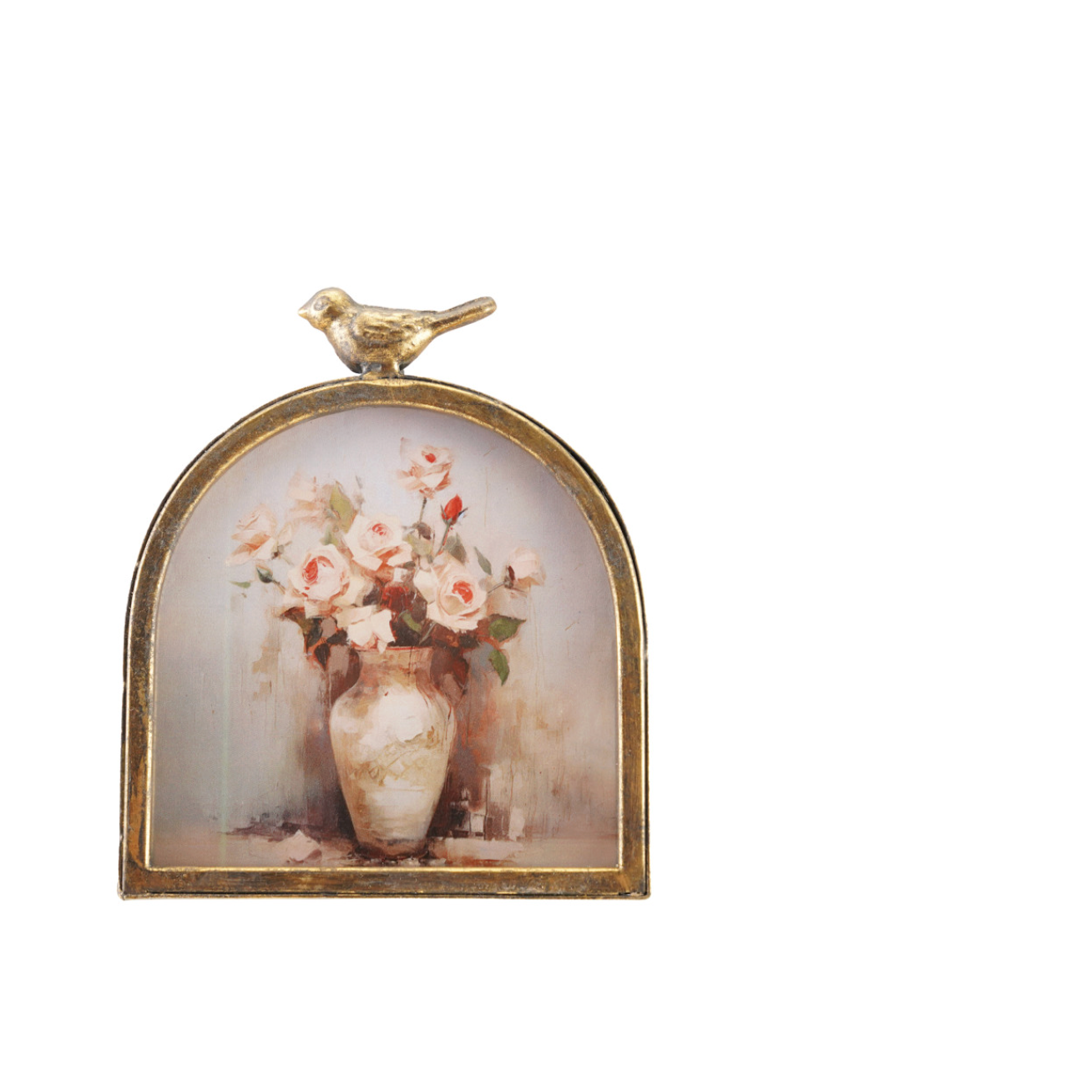 Gold Metal Frame with Bird