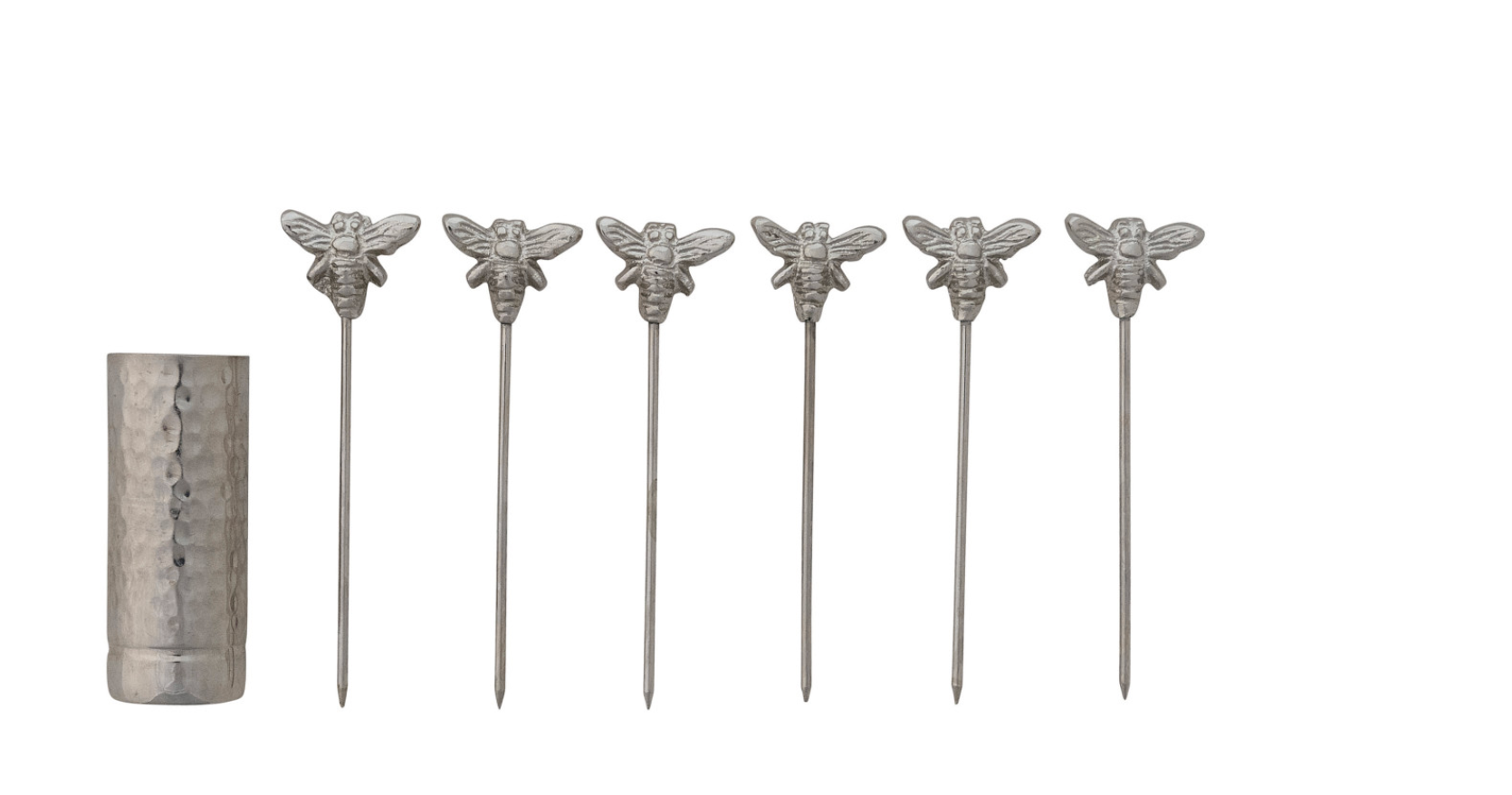 Bee Appetizer Picks with Holder