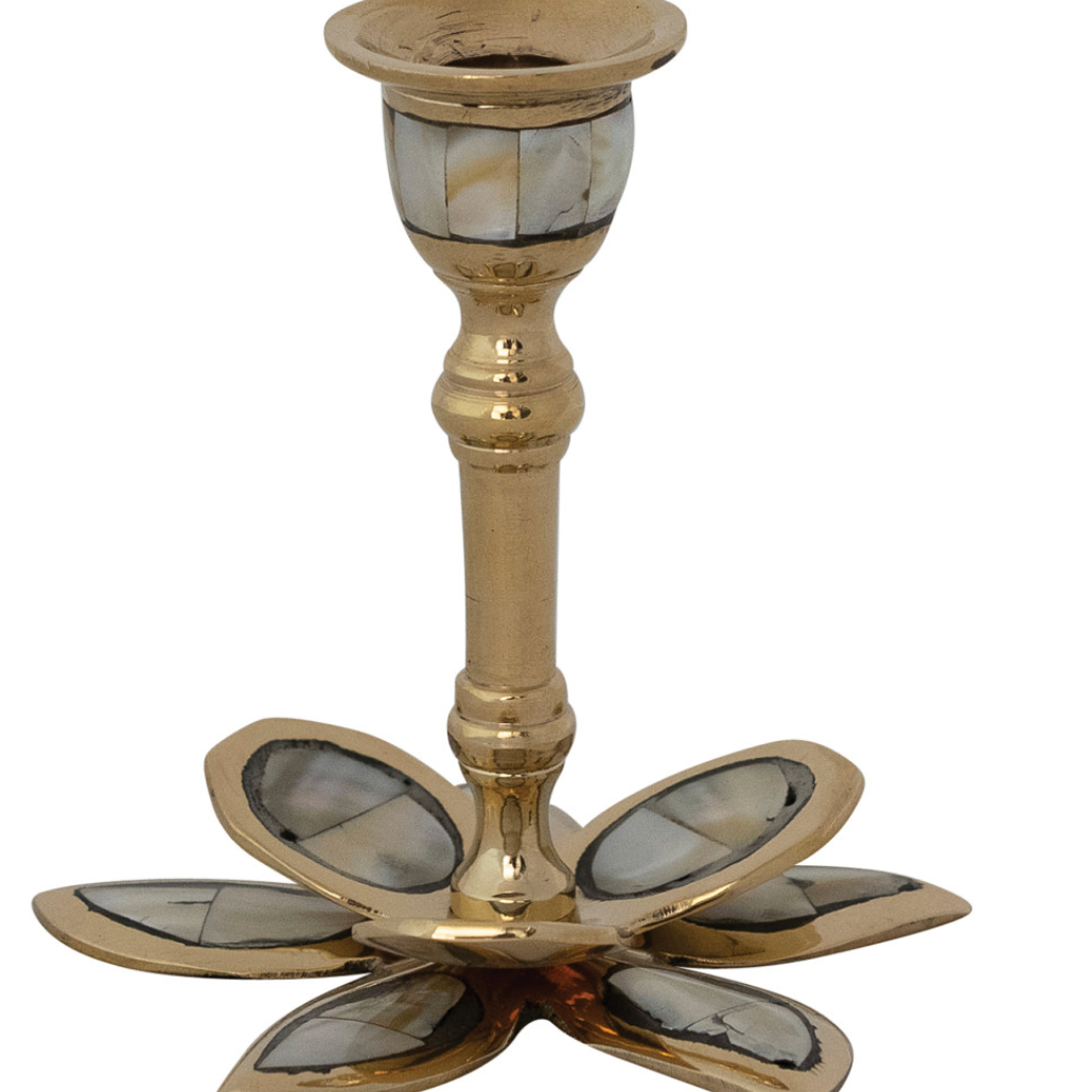 Mother of Pearl Candle Holder