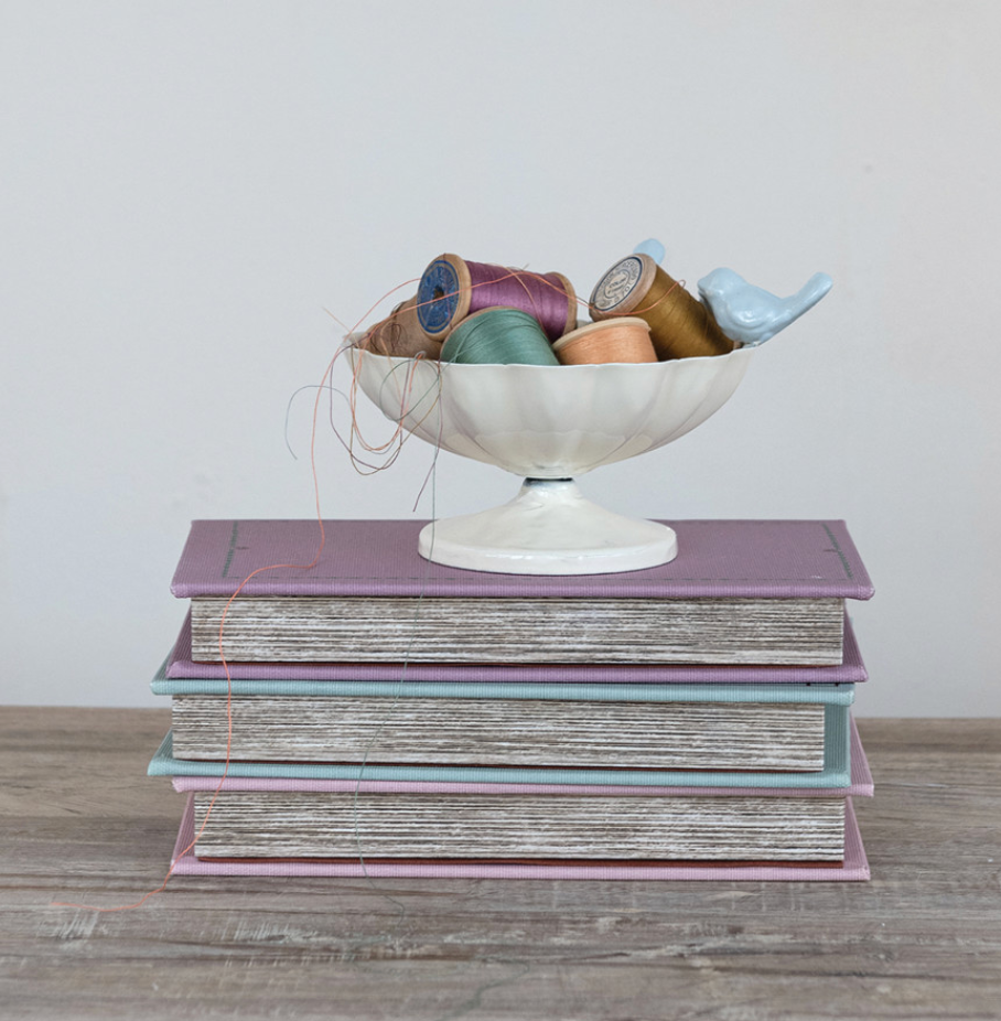 Scalloped Bowl with Birds