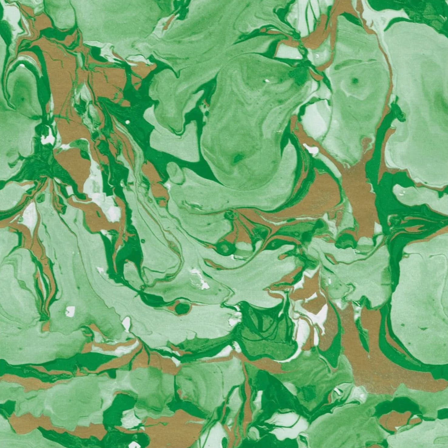 Marbled Green Gift Wrap