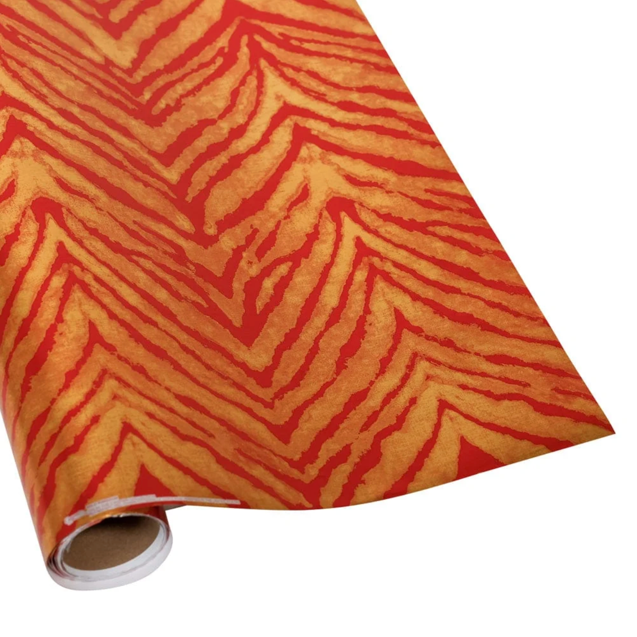 Go Wild Red/Gold Foil Embossed Roll Wrap