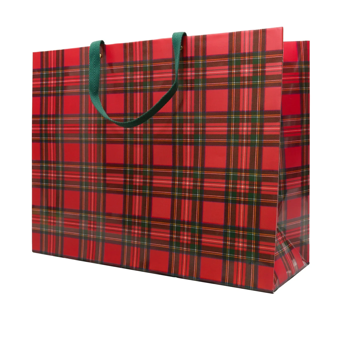 Royal Plaid Jumbo Gift Bag