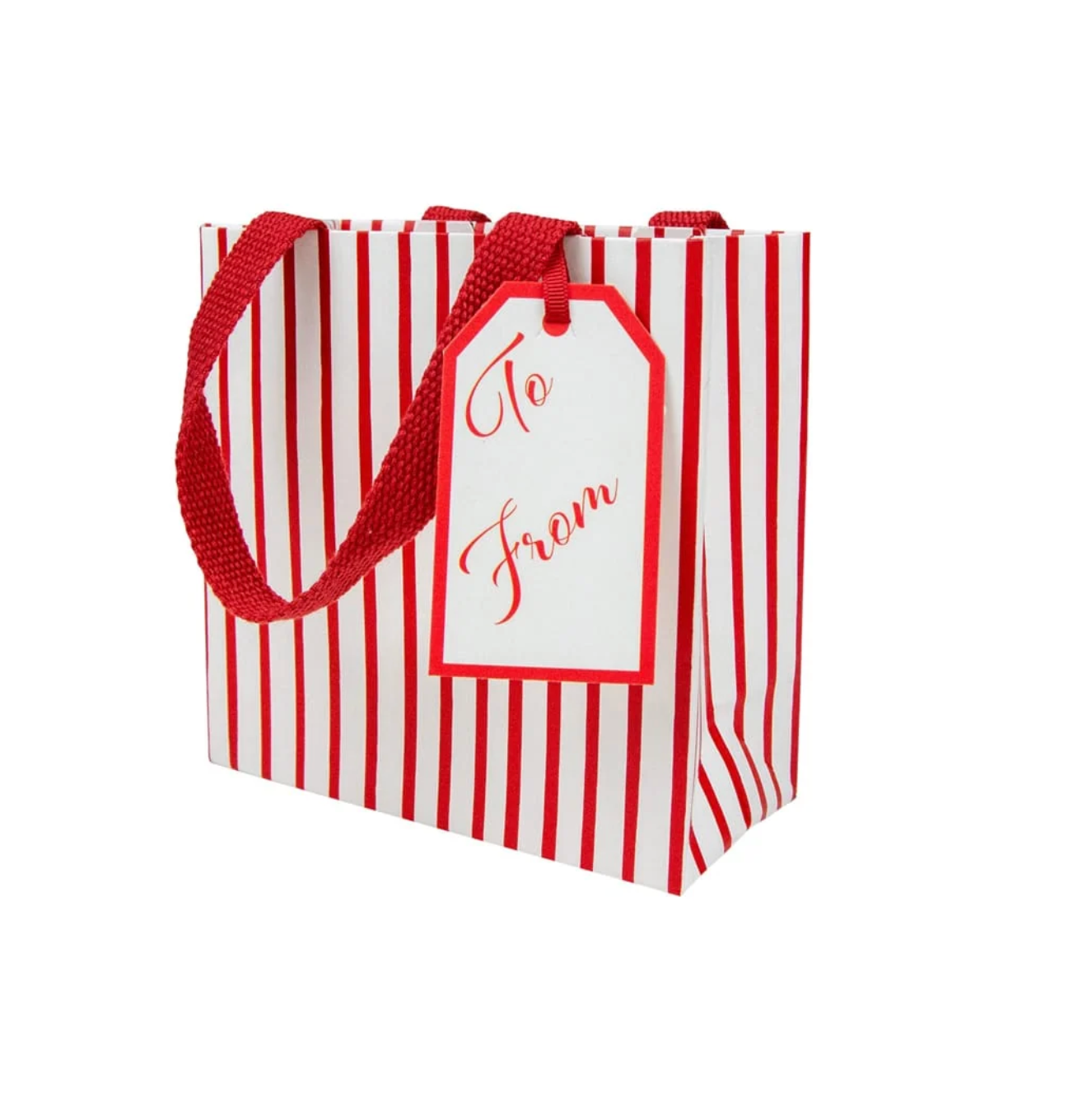 Stripes For Days Red/ White Gift Bag