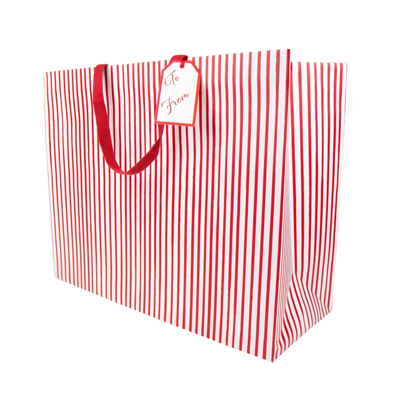 Stripes For Days Red/ White Gift Bag