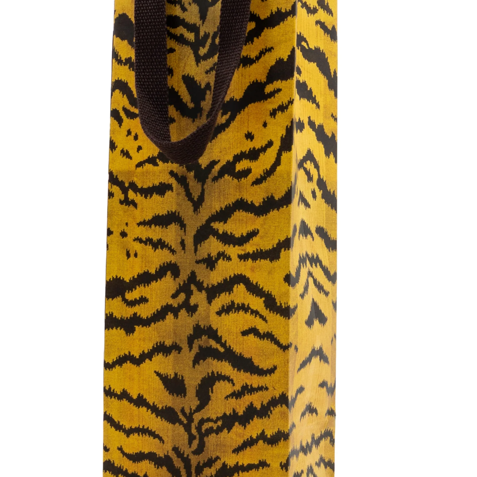 Tiger Print Bottle Bag