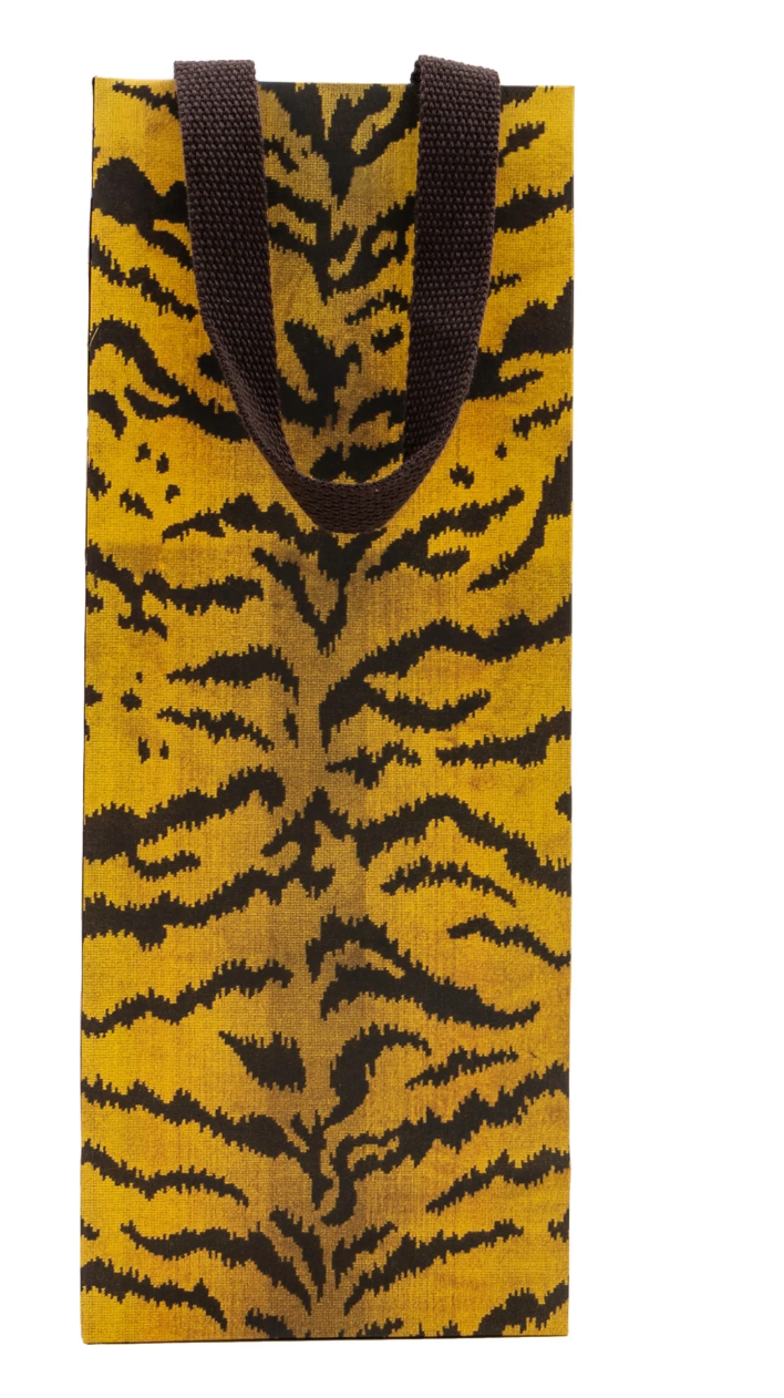 Tiger Print Bottle Bag