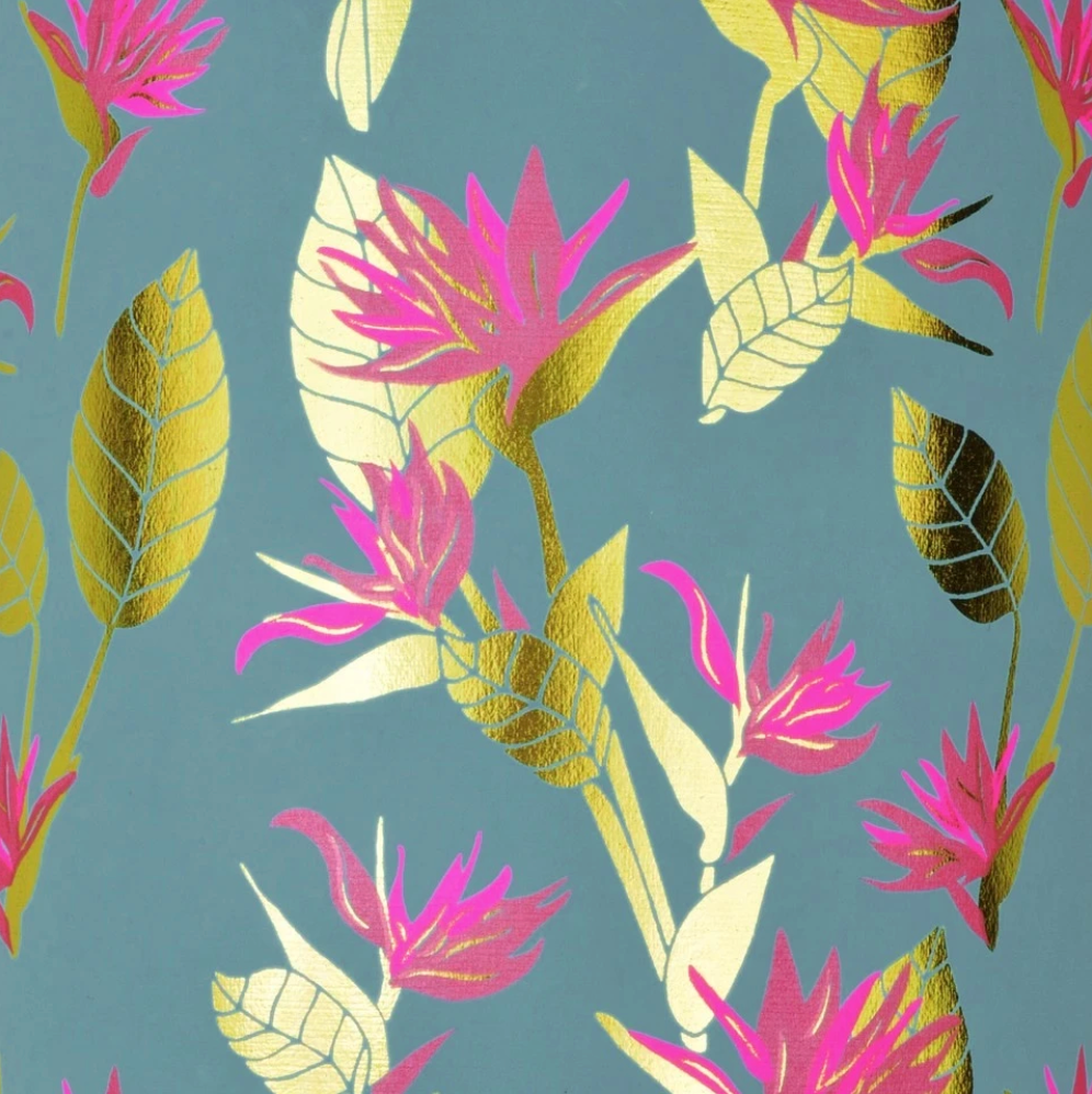 Birds of Paradise Wrapping Sheets