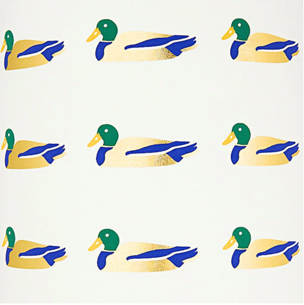 Ducks in a Row Wrapping Sheets