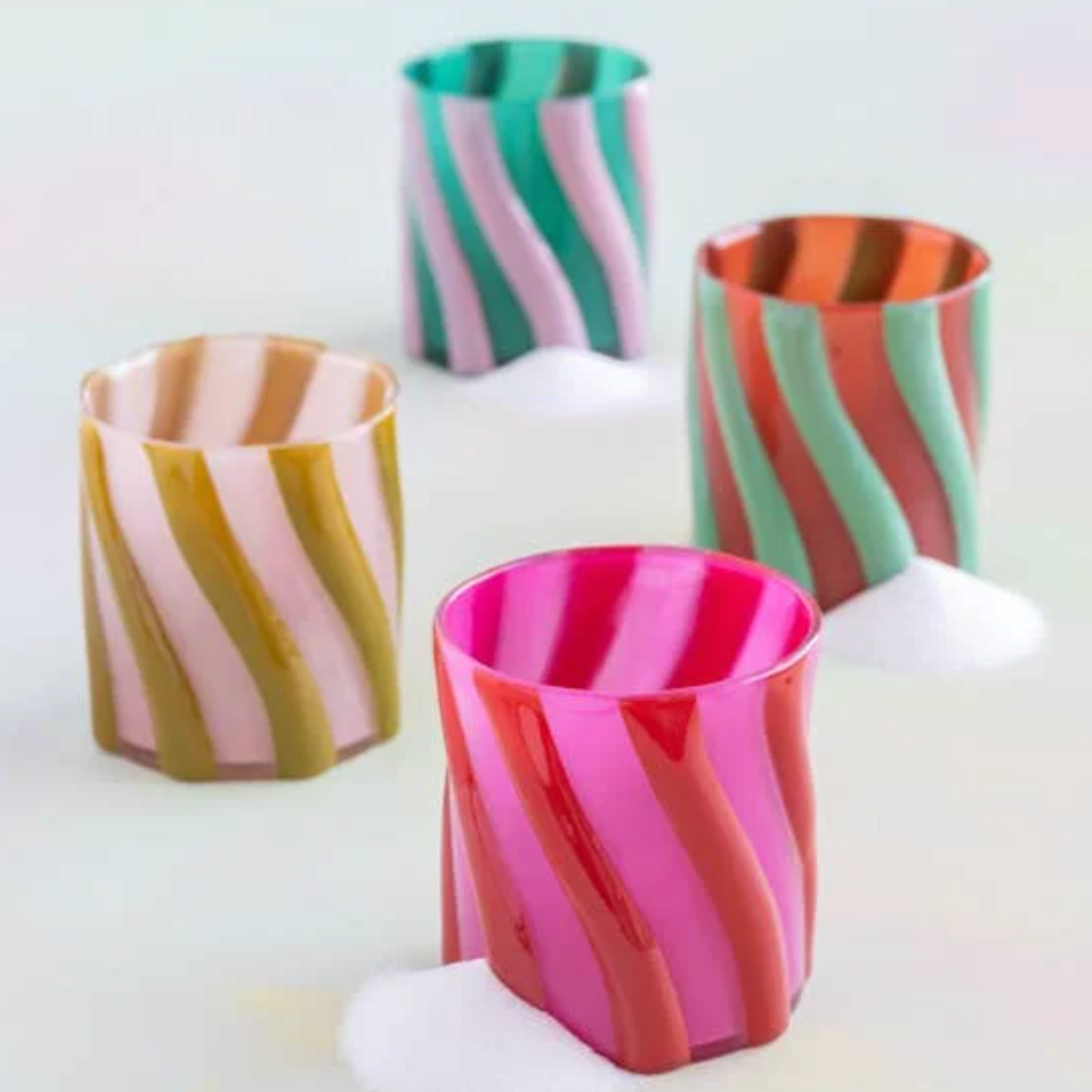 Swirl Hurricane Jar 6"