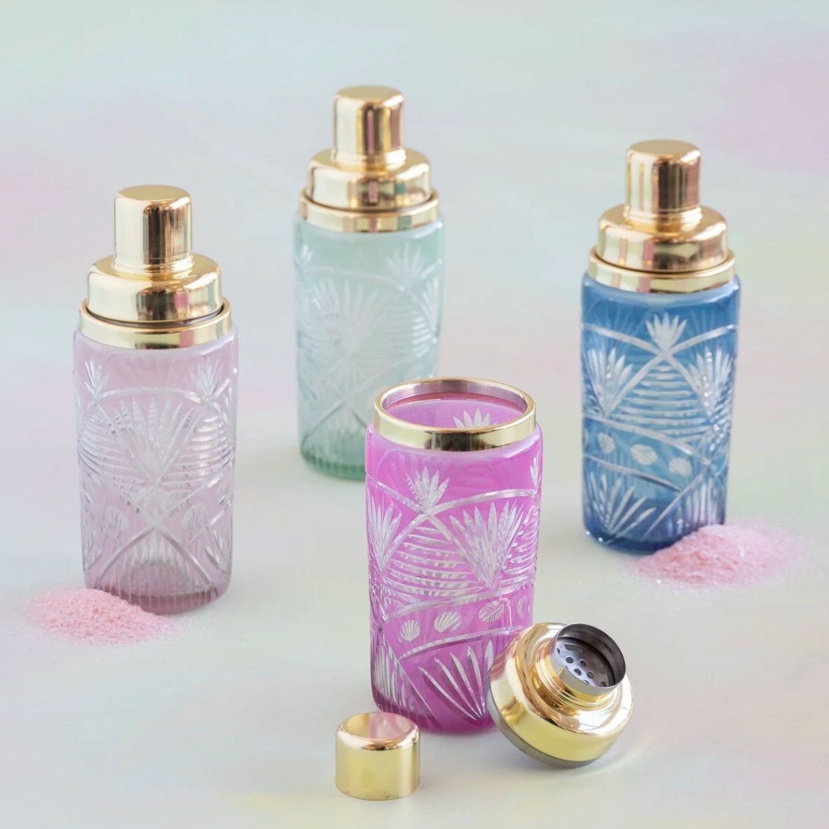 Fetched Etched Cocktail Shaker