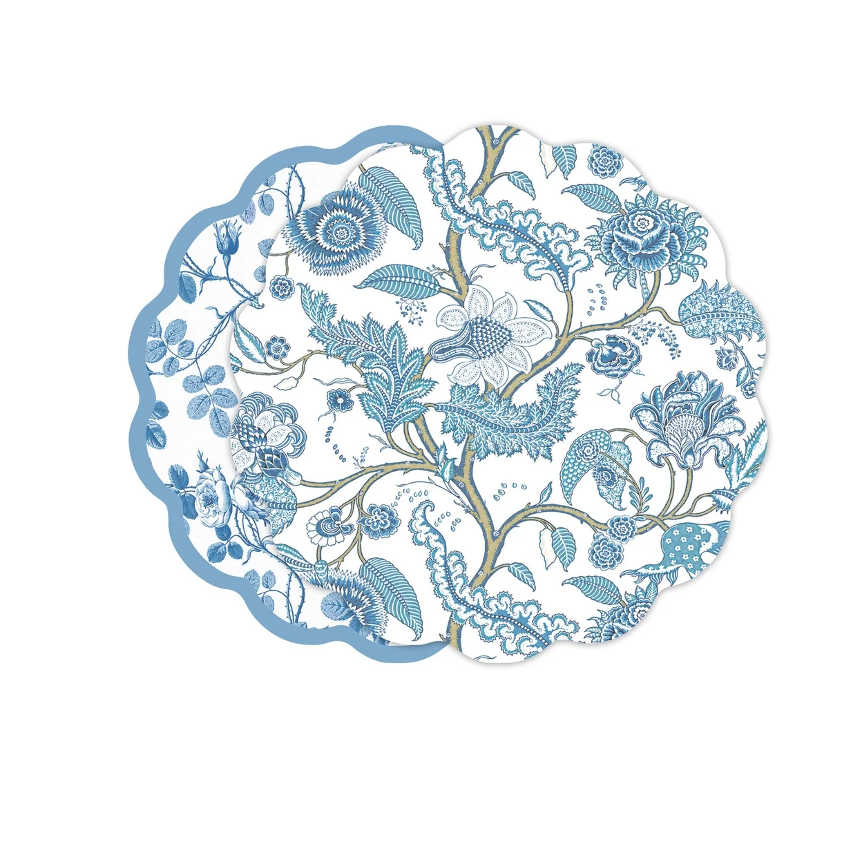 Vida Blooms and Branches Reversible Placemats Set