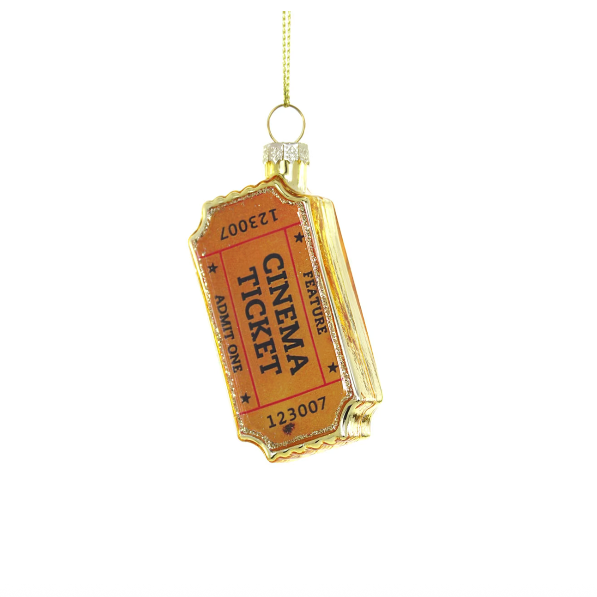 Cinema Ticket Ornament