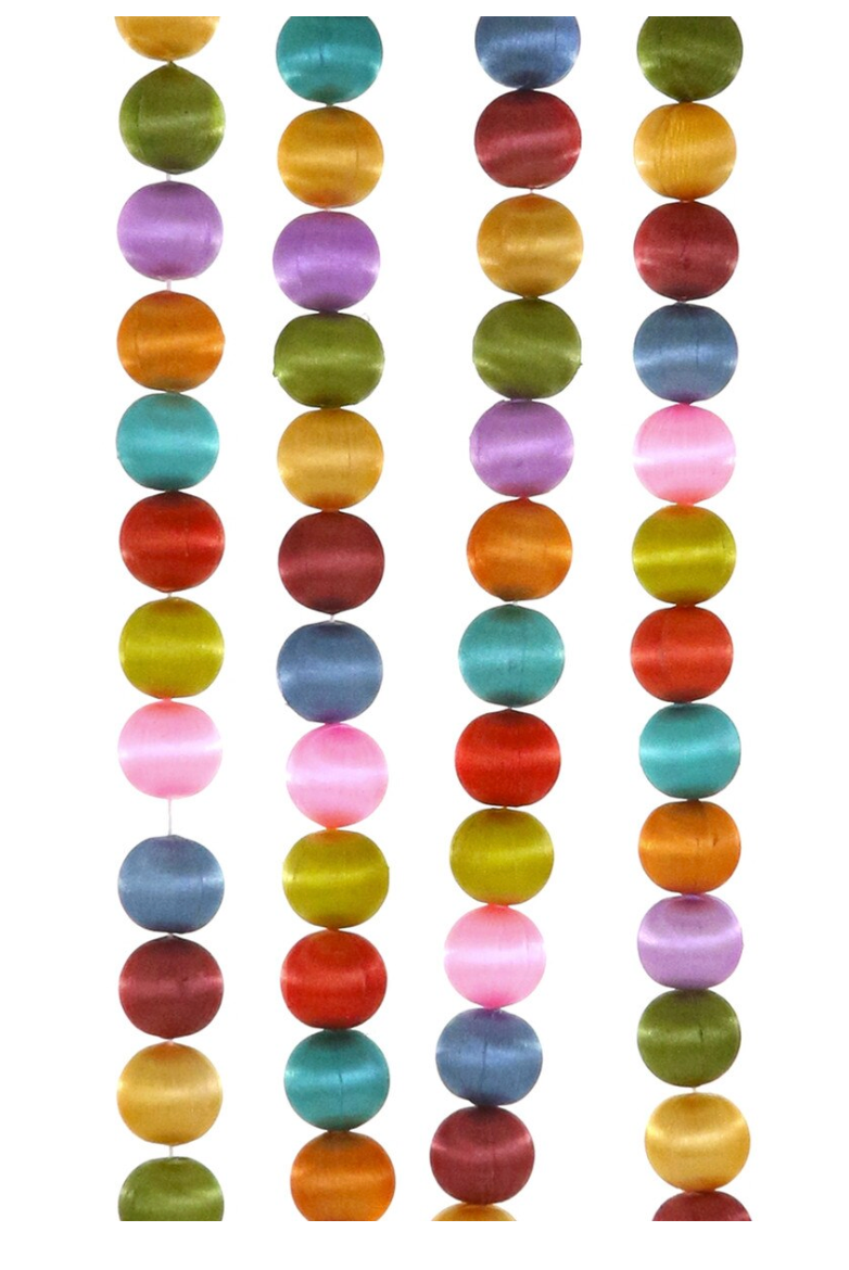 Satin Bauble Garland