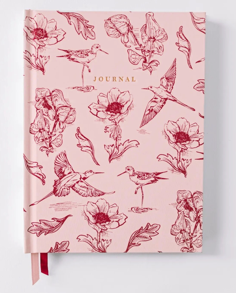 Botanical Bird Toile Journal