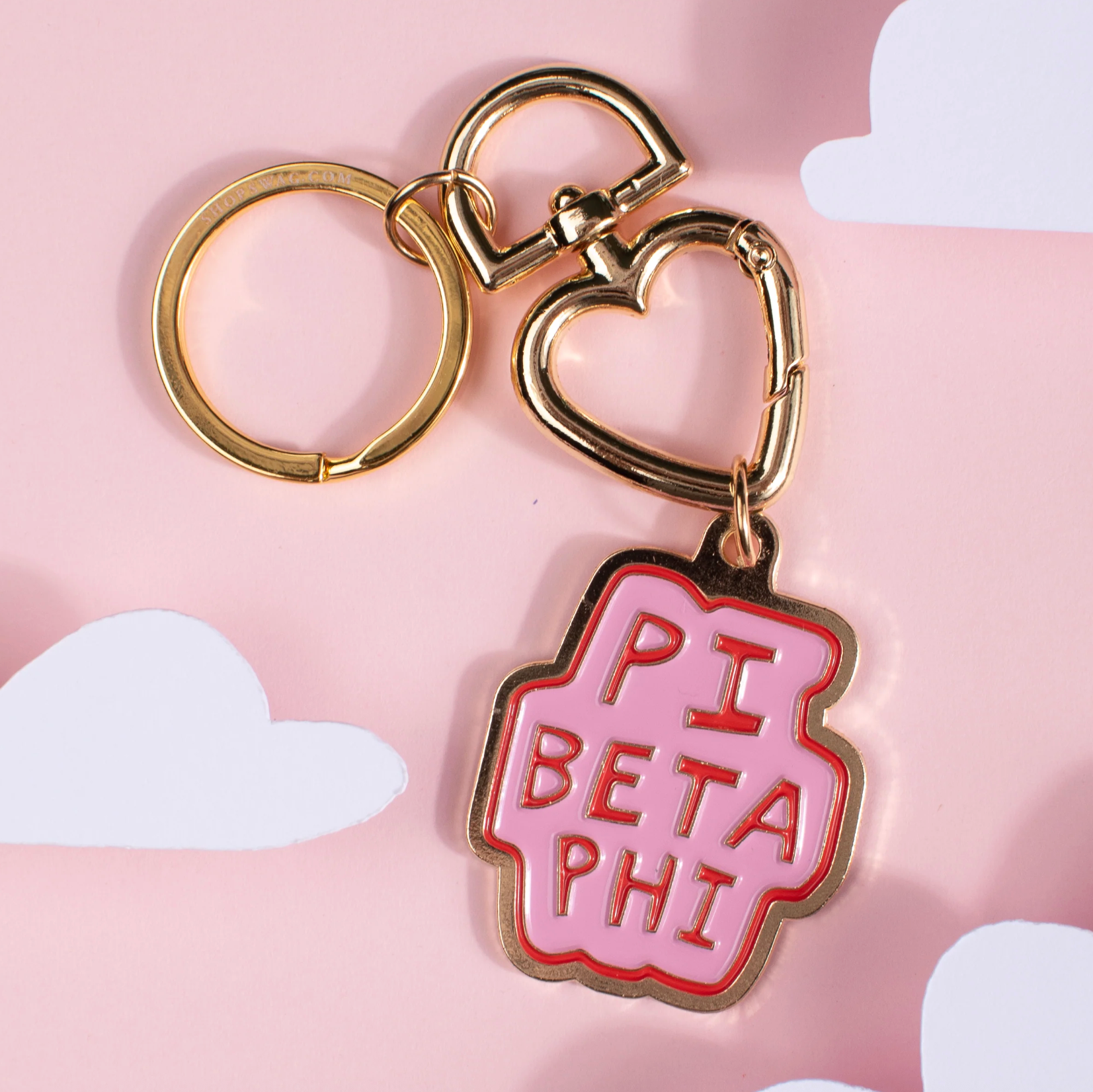 Sorority Enamel Keychain