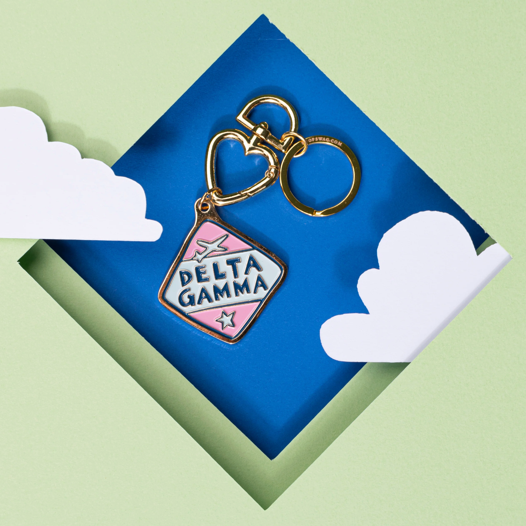Sorority Enamel Keychain
