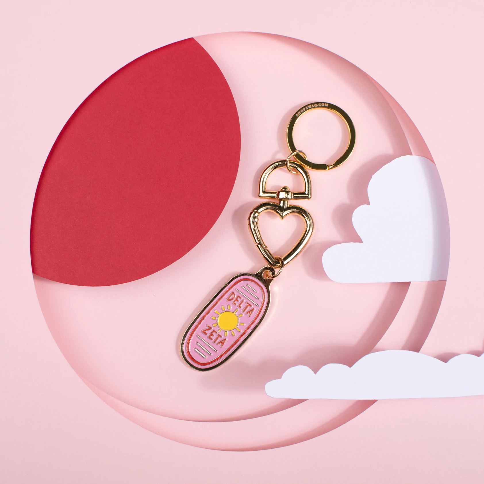 Sorority Enamel Keychain