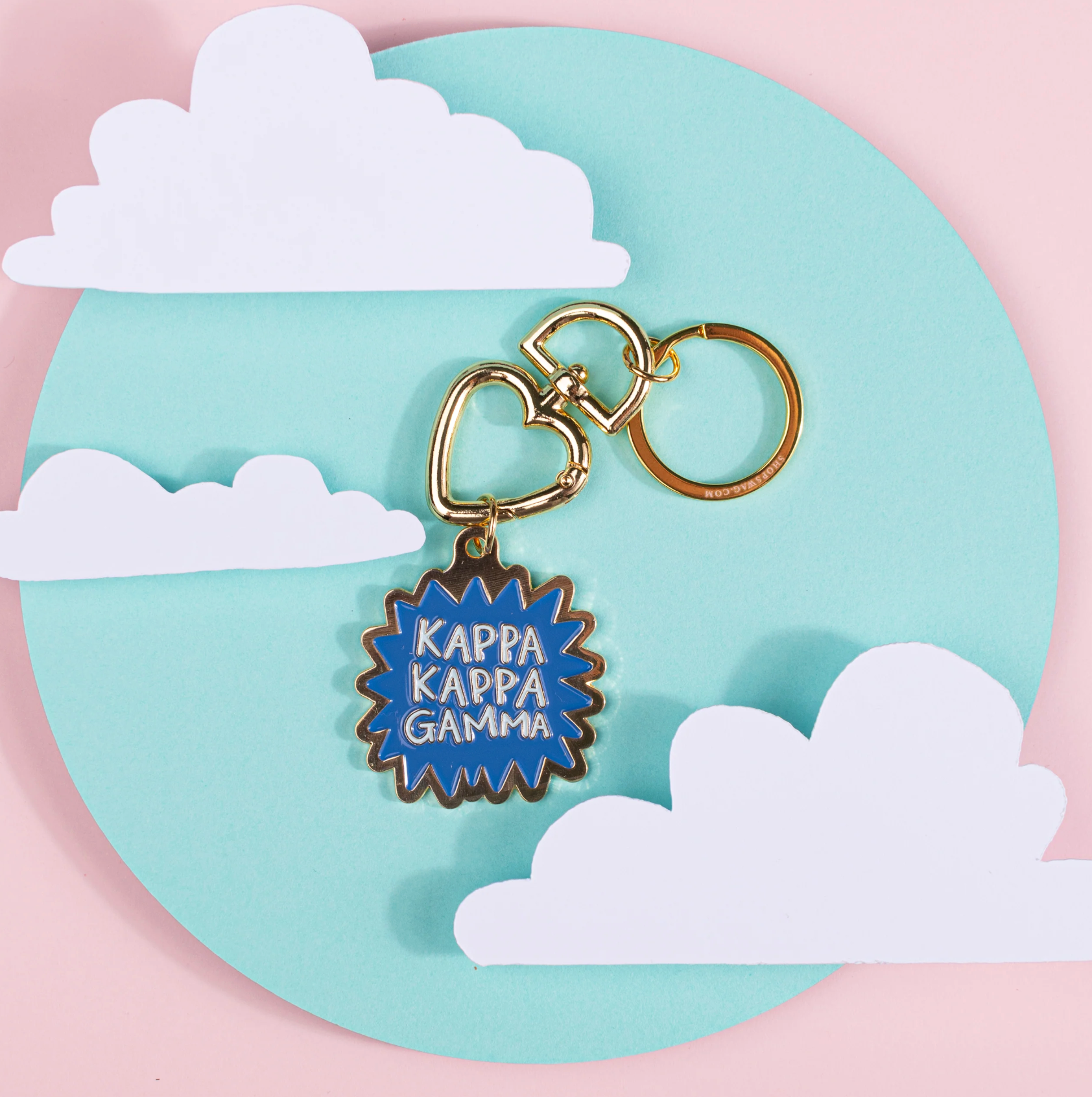 Sorority Enamel Keychain